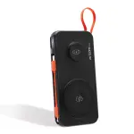 ESTACIÓN DE BATERÍA EXTERN MAGNÉTICA 4-EN-1 ST10 DE 1000MAH CON CABLE INTEGRADO ARGPB1164